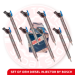 0986435415 (2011-2014) 6.7 BOSCH OEM – 8 Injectors Set – $2,800.00 + $800.00 Core Free Shipping in all orders