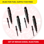 0986435597 – 4 INJECTORS SET FUEL SUPPLY INCLUDED – $1,000.00+$400.00 Core Charge Free Shipping in all orders