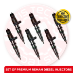 0986435598 - SET OF PREMIUM REMAN DIESEL INJECTORS - 6 Injectors Set - $1,800.00 + $600.00 Core Free Shipping in all orders