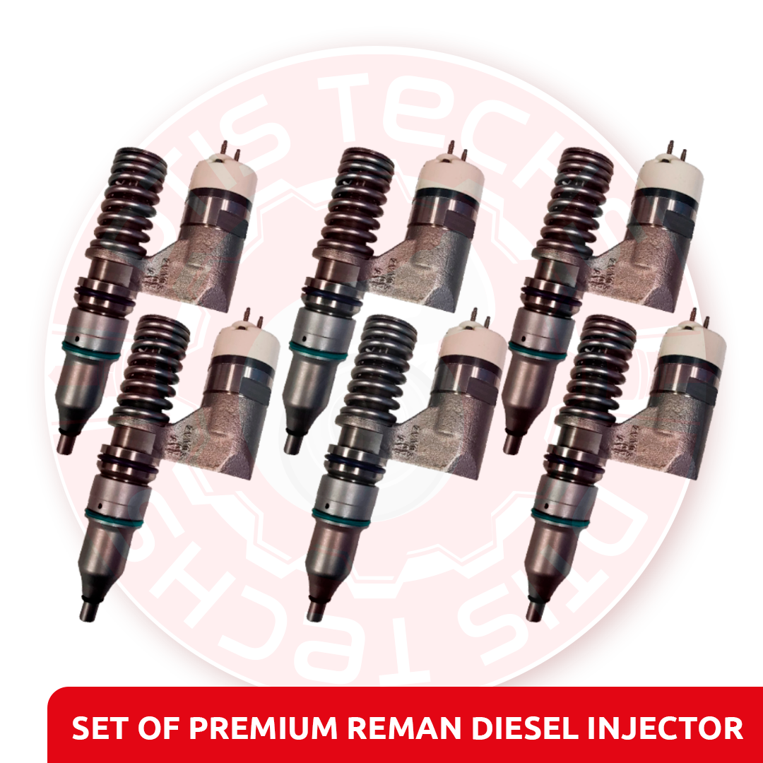 10R0963-set 10R0963 (C-10/C-12) - Set of Premium Reman Diesel Injectors - 6 Injectors Set - $1,500.00 + $1,200.00 Core Free Shipping in all orders - Image 1