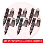 10R1258 (C12 Marines) – Set of Premium Reman Diesel Injectors – 6 Injectors Set – $1,950.00 + $900.00 Core Free Shipping in all orders