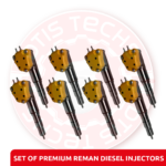 10R1267 (3412 / 3408) – Set of Premium Reman Diesel Injectors – 8 Injectors set – $3,600.00 + $1,600.00 Core Charge Free Shipping in all orders