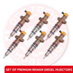 10R4764 - Set of Premium Reman Diesel Injectors - 6 Injectors Set - $1,800.00 + $1,200.00 Core Free Shipping in all orders