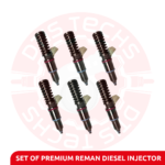 10R6162 (C-13) - SET OF PREMIUM REMAN DIESEL INJECTORS - 6 Injectors Set - $1,500.00 + $1,200.00 Core Free Shipping in all orders