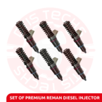 10R6163 (C-15) - SET OF PREMIUM REMAN DIESEL INJECTORS - 6 Injectors Set - $1,500.00 + $1,200.00 Core Free Shipping in all orders