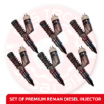 10R7231 (C27/C32 Marine) - Set of Premium Reman Diesel Injectors - 6 Injectors Set - $1,950.00 + $1,200.00 Core Free Shipping in all orders