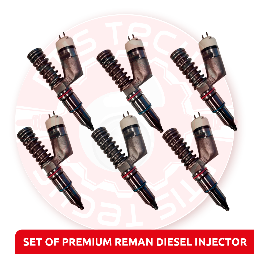 10R9787-set 10R9787 (C18 Marines) β Set of Premium Reman Diesel Injectors β 6 Injectors Set β $1,950.00 + $1,200.00 Core Free Shipping in all orders - Image 1