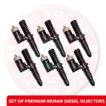 20R0864 (3512/3508) - SET OF PREMIUM REMAN DIESEL INJECTORS - 6 Injectors Set - $2,700.00+$1,200.00 Core Free Shipping in all orders