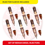 21379944 (PENTA Marine) – SET OF REMAN DIESEL INJECTORS – 6 Injectors Set Injector Sleeve Included – $1,500.00 + $600.00 Core Free Shipping in all orders