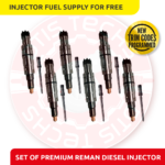 2897518 (ISX 12) - SET OF PREMIUM REMAN DIESEL INJECTORS - 6 Injectors Set FUEL SUPPLY INCLUDED - $2,700.00 + $600.00 Core Free Shipping in all orders <b style="color: red;">(Offer $2,400.00 + $+600 Core)</b>