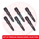 4326781 QSK - SET OF PREMIUM REMAN DIESEL INJECTORS - 6 Injectors Set - $2,700.00 + $1,200.00 Core Free Shipping in all orders