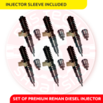 85013611 D13H EPA10/0BD13 – SET OF PREMIUM REMAN DIESEL INJECTORS – Injector Sleeve included - 6 Injectors Set – $1,500.00 + $600.00 Core Free Shipping in all orders