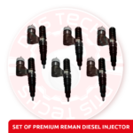 EX631000 - Set of Premium Reman Diesel Injectors - John Deere - 6 Injectors set – $2,100.00+$1,200.00 Core Charge Free Shipping in all orders