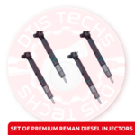 Ex631089 - Set of Premium Reman Diesel Injectors - 4 Injectors Set - $2,144.00+$400.00 Core Free Shipping in all orders