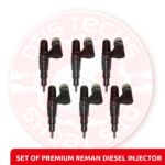 EX631000 - Set of Premium Reman Diesel Injectors - John Deere - 6 Injectors set – $2,100.00+$1,200.00 Core Charge Free Shipping in all orders