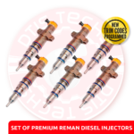 10R9003 - Set of Premium Reman Diesel Injectors - 6 Injectors Set - $1,800.00 + $1,200.00 Core Free Shipping in all orders