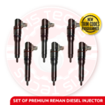 1825900 SET OF PREMIUM REMAN DIESEL INJECTORS – 6 Injectors Set – $1,800.00 + $1,200.00 Core Free Shipping in all orders