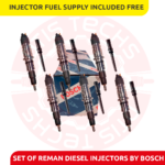 0445120177 REMAN by Bosch – 6 Injectors Set FUEL SUPPLY INCLUDED – $2,700.00 + $600.00 Core Free Shipping in all orders